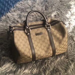 100% Authentic Gucci Boston Bag for $450 Brown